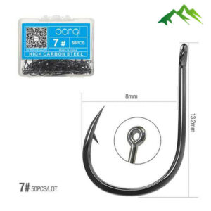 Boite 50 hameçons #7