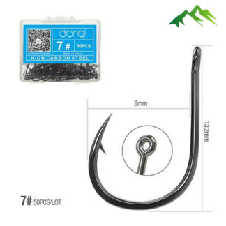 Boite 50 hameçons #7