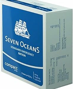 Rations d'urgence Marine 0,5 kg Emballé imperméable à l'eau Seven OceanS® Emergency food rations sea