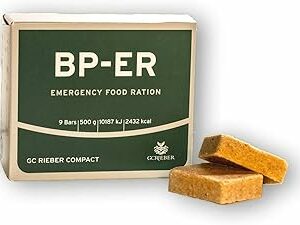 Emergency Food, Nourriture d'urgence BP ER Elite, unité de 500 grammes Nourriture Longue durée pour Le Plein air, Le Camping et Les Situations de Crise ration de survie militaire