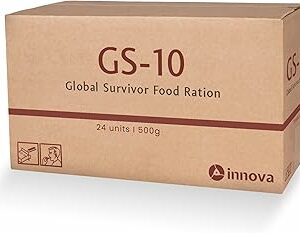 Produit spécial GS-10 Emergency Food 24 x 500 grammes de nourriture longue durée - durée de conservation extrêmement longue | ration de combat