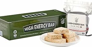 Barres de ration alimentaire d'urgence, nourriture de survie avec boîte en étain, 20 ans de long, pour camping, urgence, tempête de neige, kit de préparation aux catastrophes, saveur originale