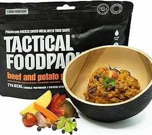 Tactical Foodpack Maxi Ration DE Survie - BŒUF ET Pommes DE Terre