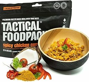 Tactical Foodpack Ration DE Survie - Poulet ÉPICÉ AU Curry