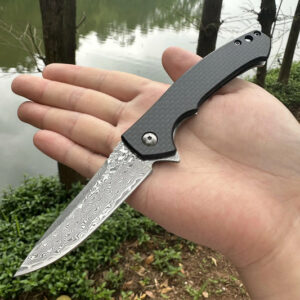 Couteau Damas TQ1001 Pliant