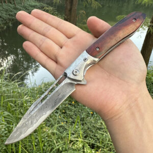 Couteau de Poche Damas type Survie