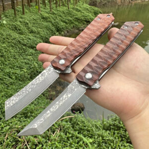 Couteau Bushcraft Damas DM033