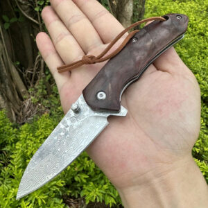 Couteau Bushcraft EDC Bois